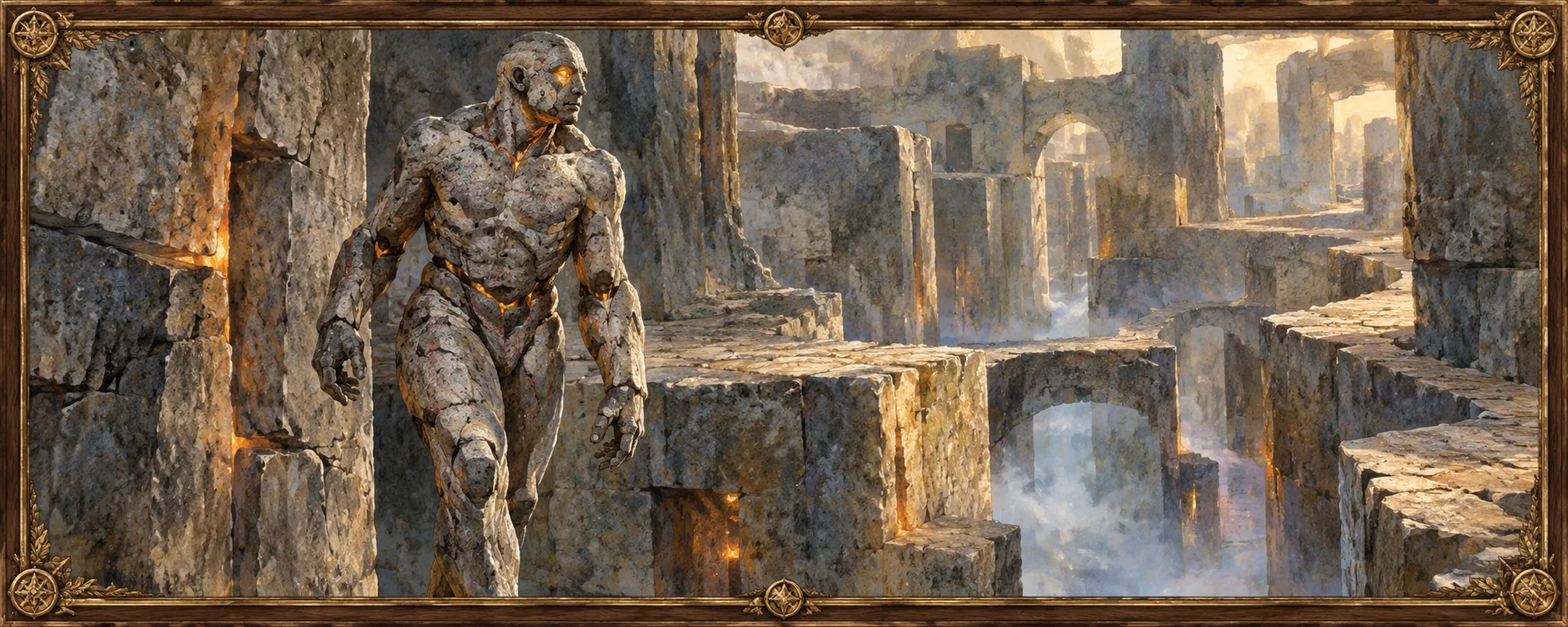 Stone-Walkers, a bestiary plate