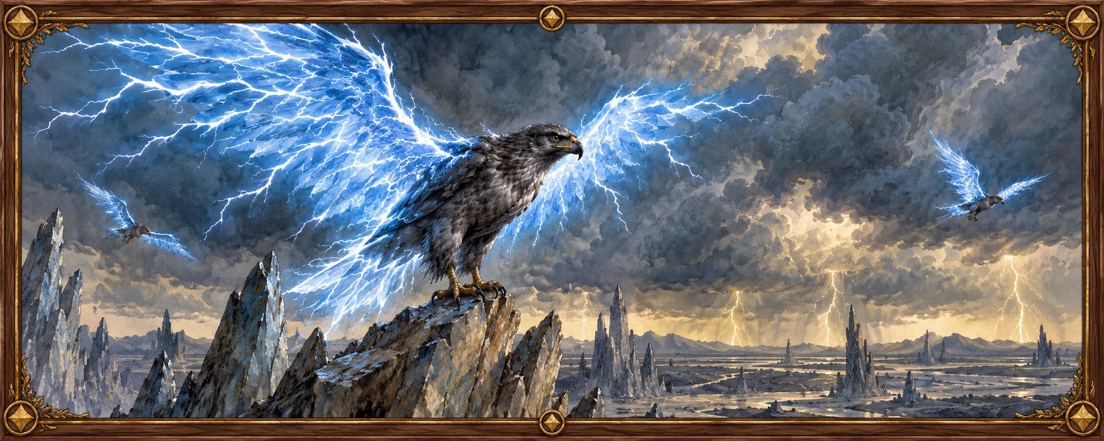 Storm-Hawks, a bestiary plate