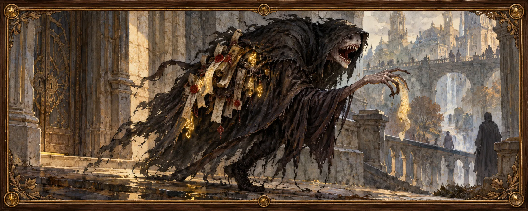 Thieves of Tongue, a bestiary plate