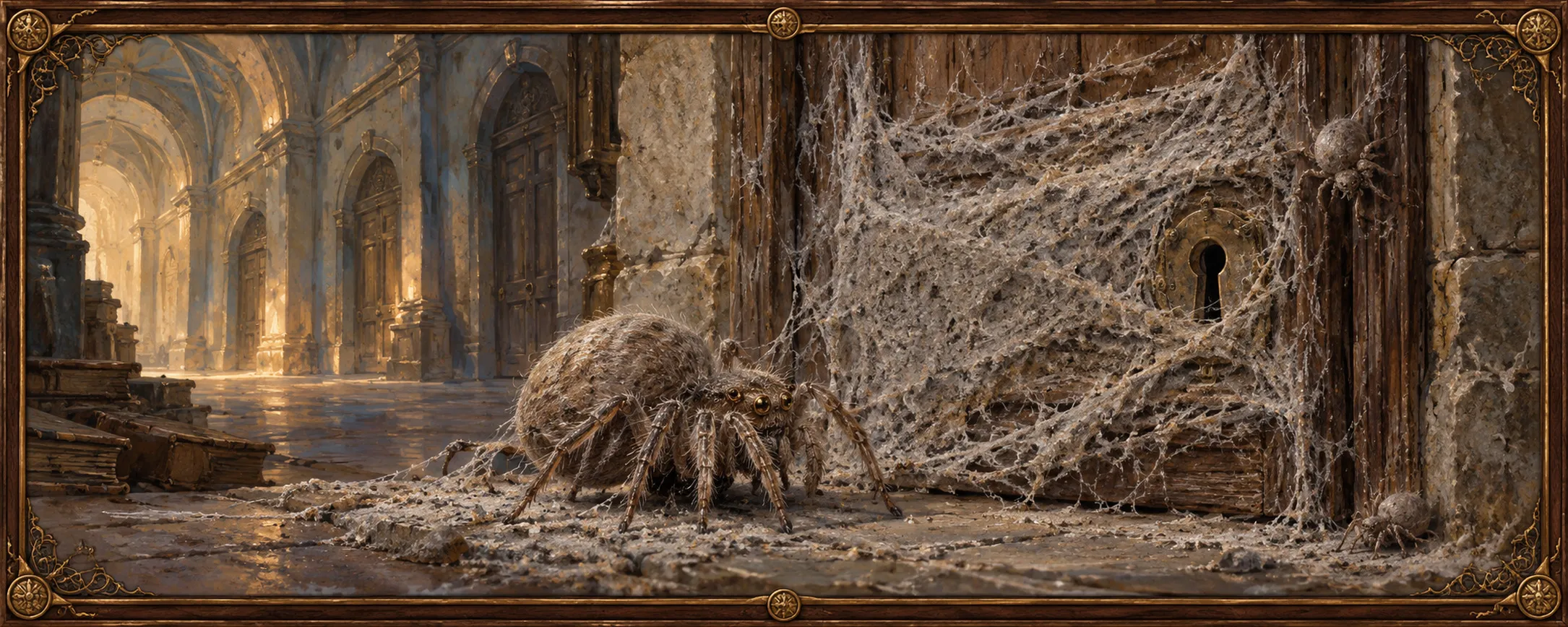 Vault Spiders, a bestiary plate