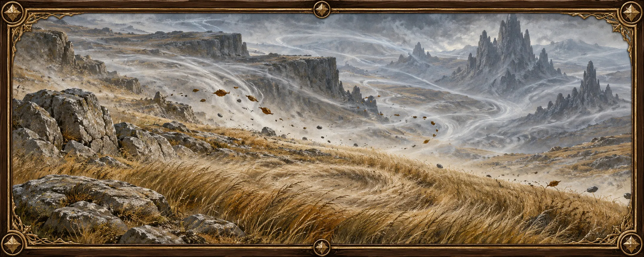 Wind-Ghosts, a bestiary plate