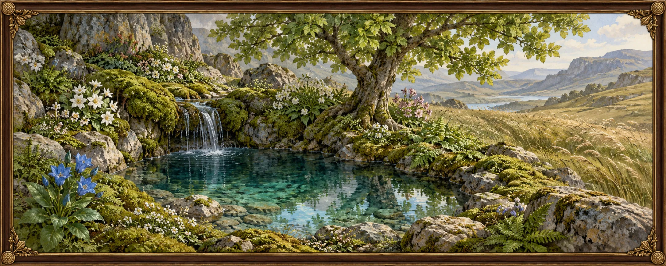 Ageless Spring Flora, a bestiary plate