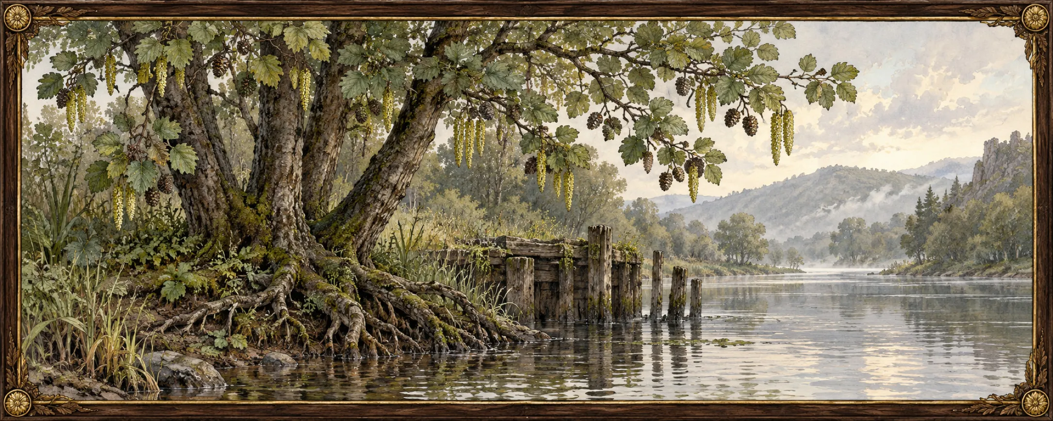 Alders, a bestiary plate