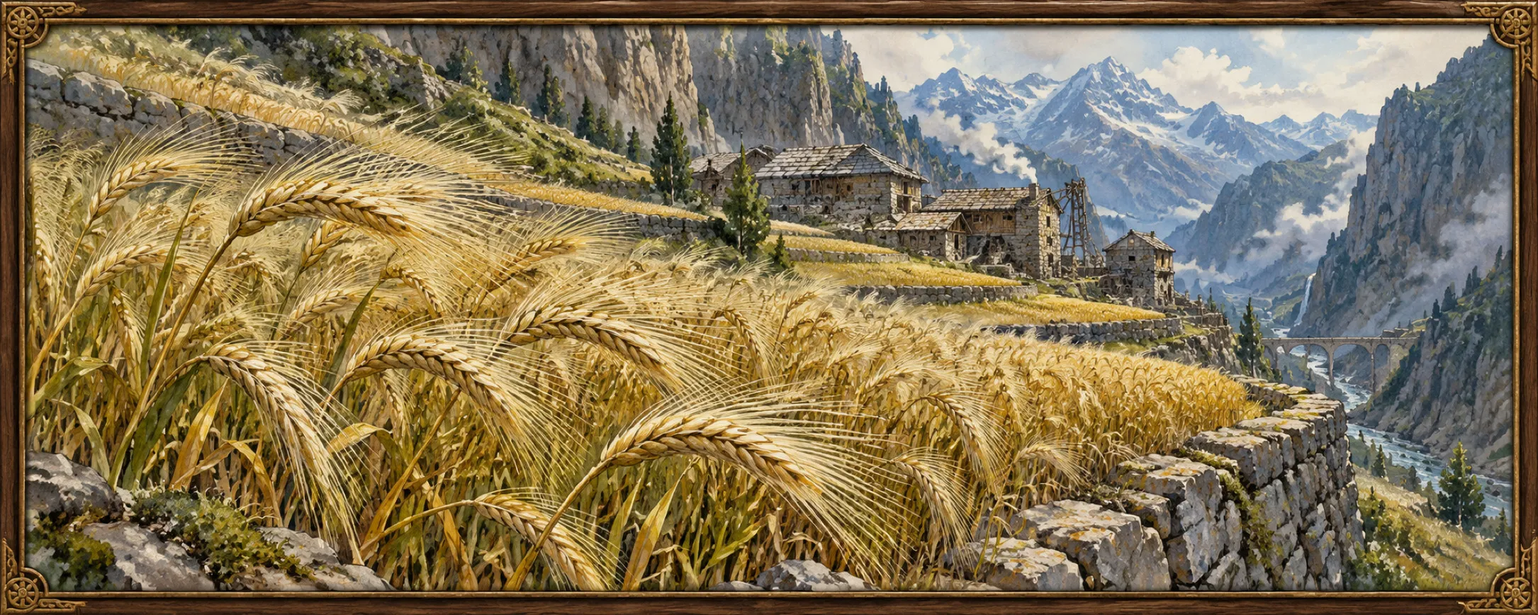 Barley, a bestiary plate