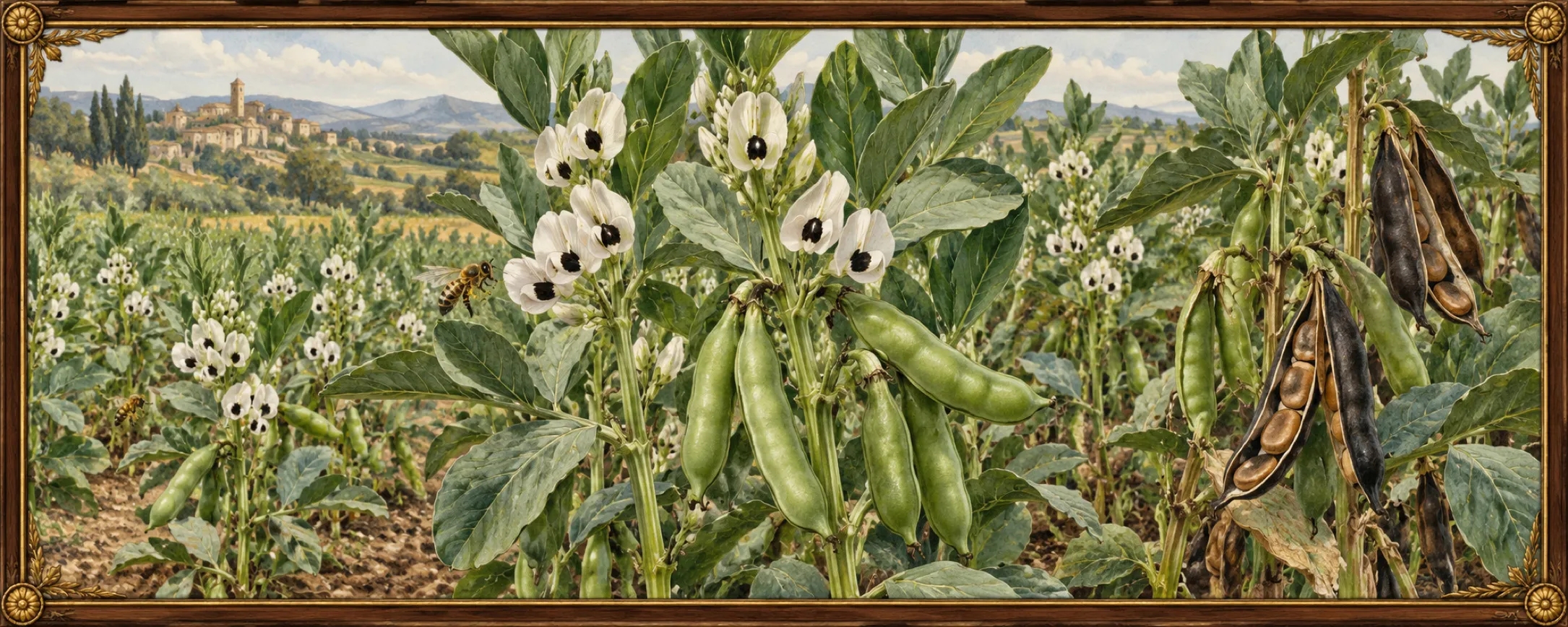 Beans, a bestiary plate