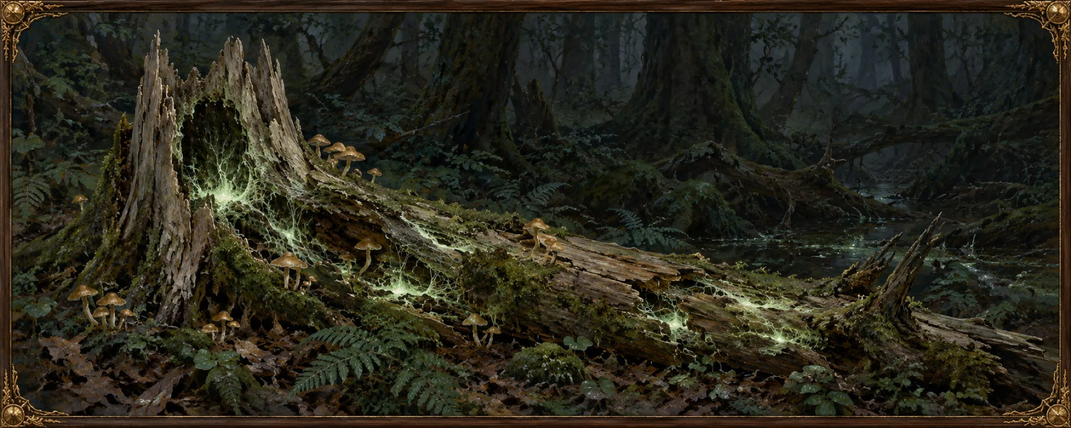 Foxfire, a bestiary plate