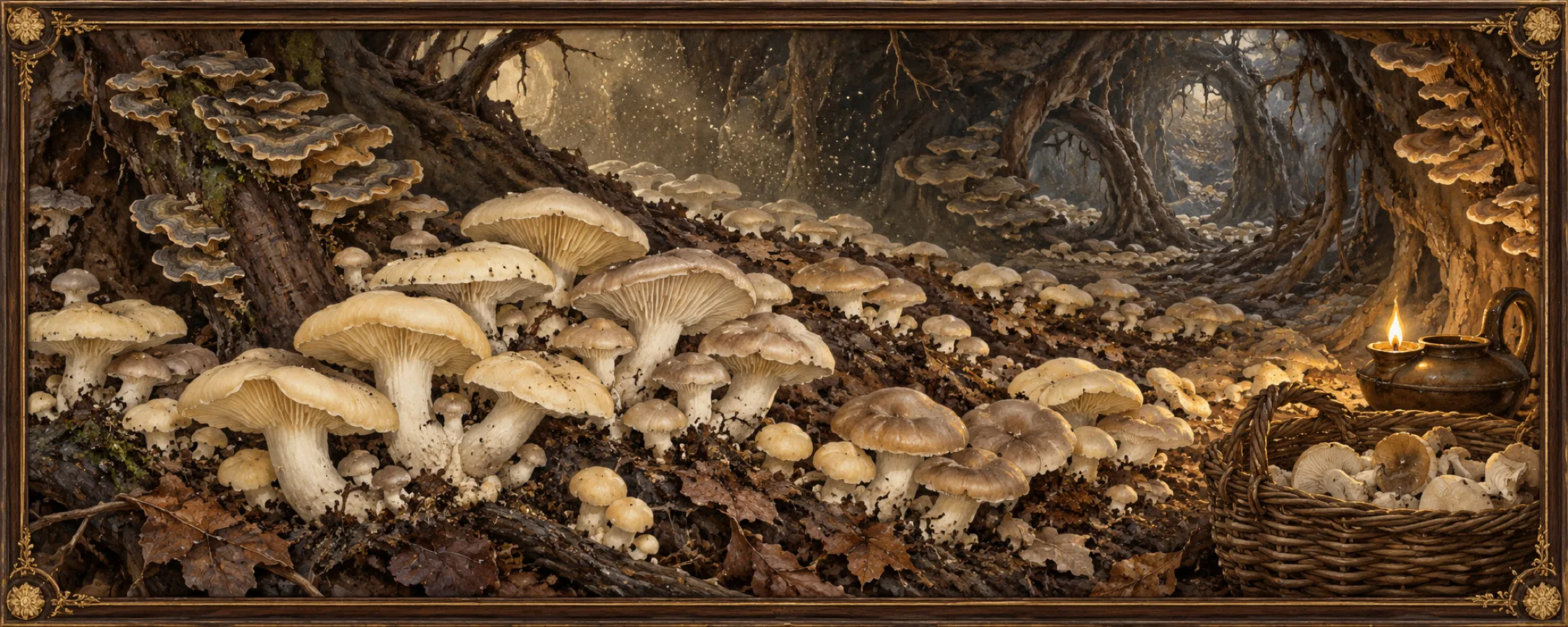 Fungus Beds, a bestiary plate