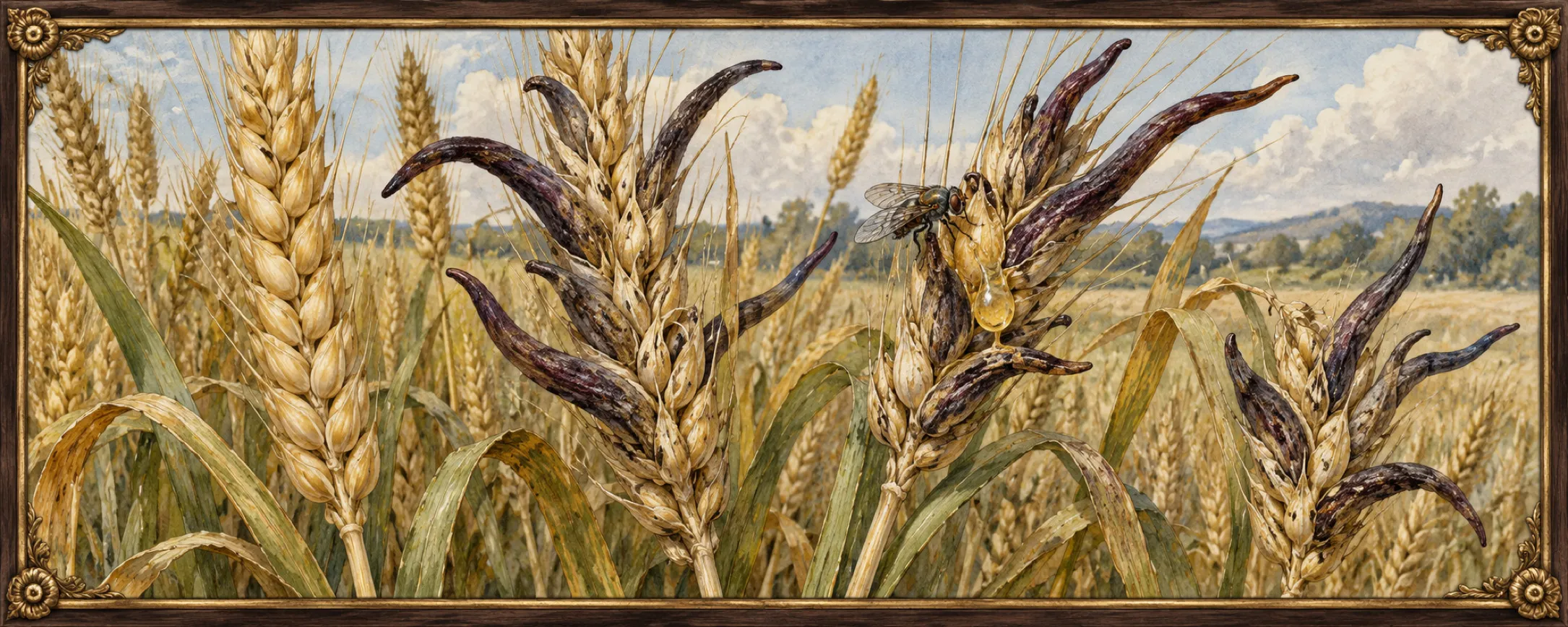 Grain Spur, a bestiary plate