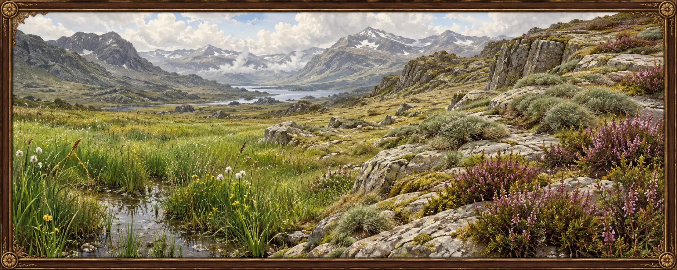 Grass and Heath, a bestiary plate