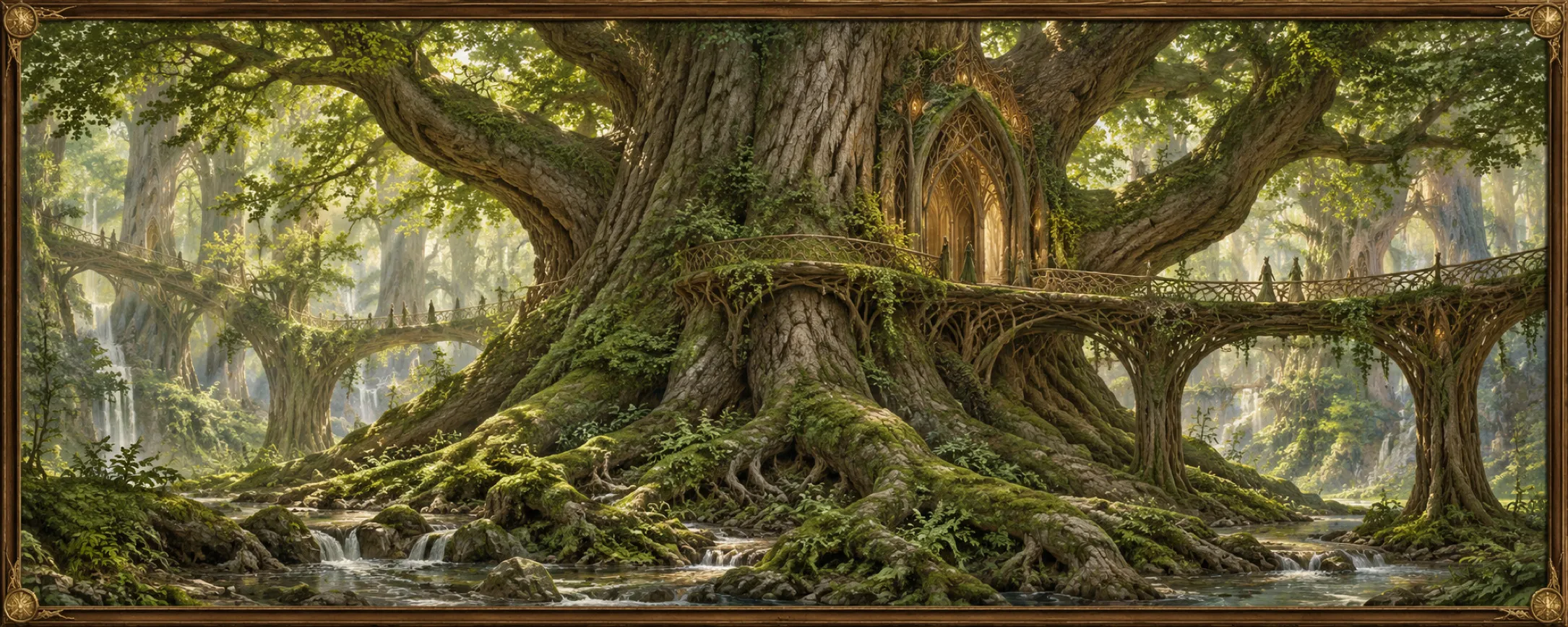Great Trees and Groves, a bestiary plate