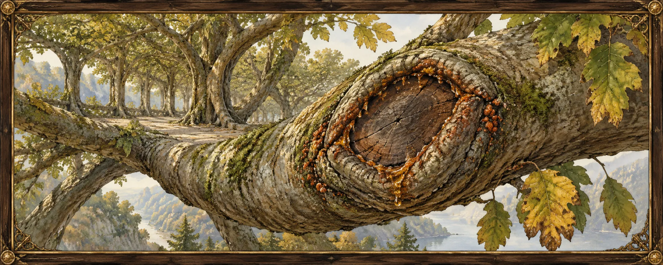 Hall Canker, a bestiary plate