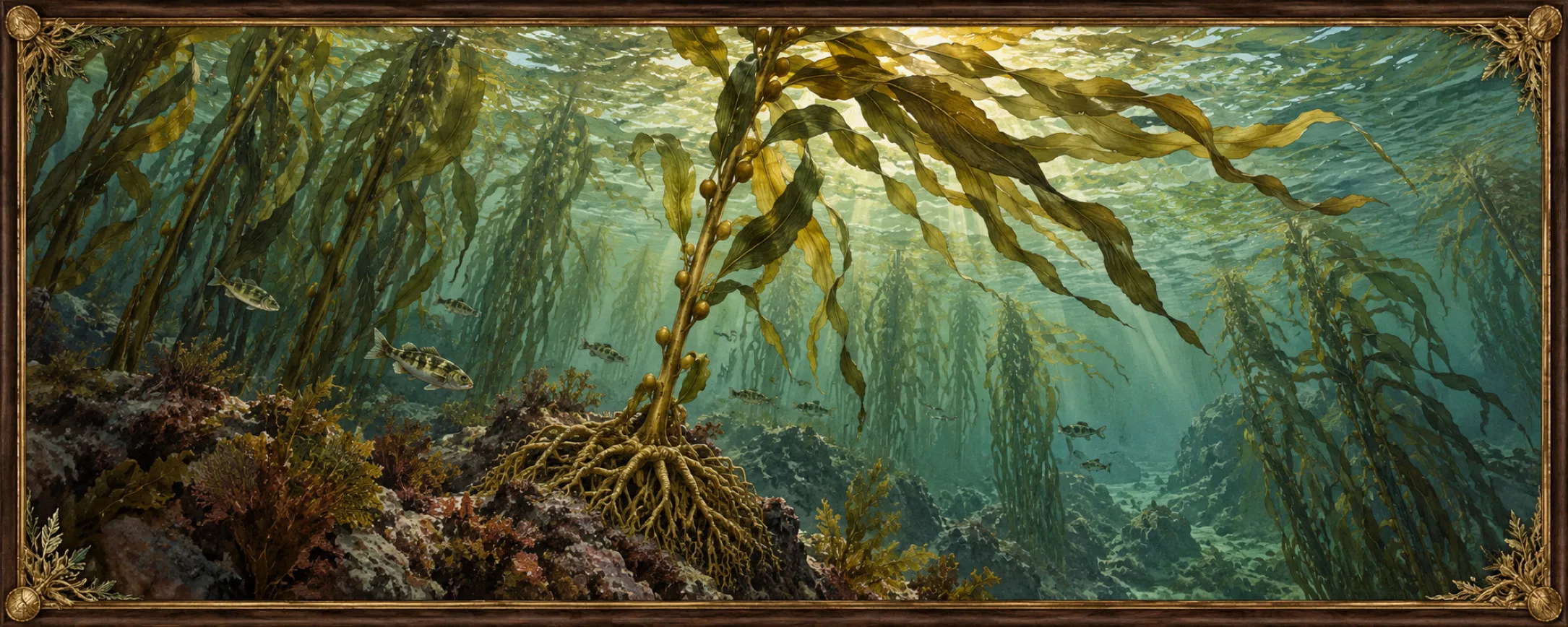 Kelp, a bestiary plate
