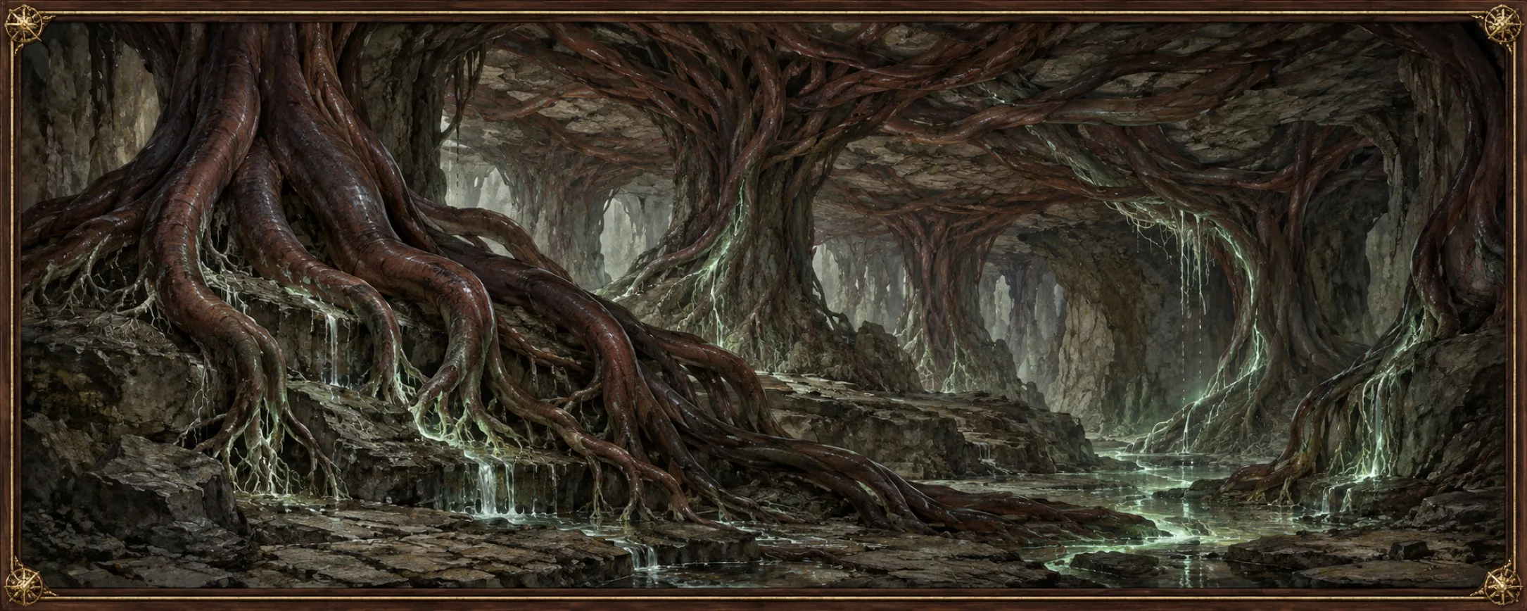Living Root (Gloam), a bestiary plate
