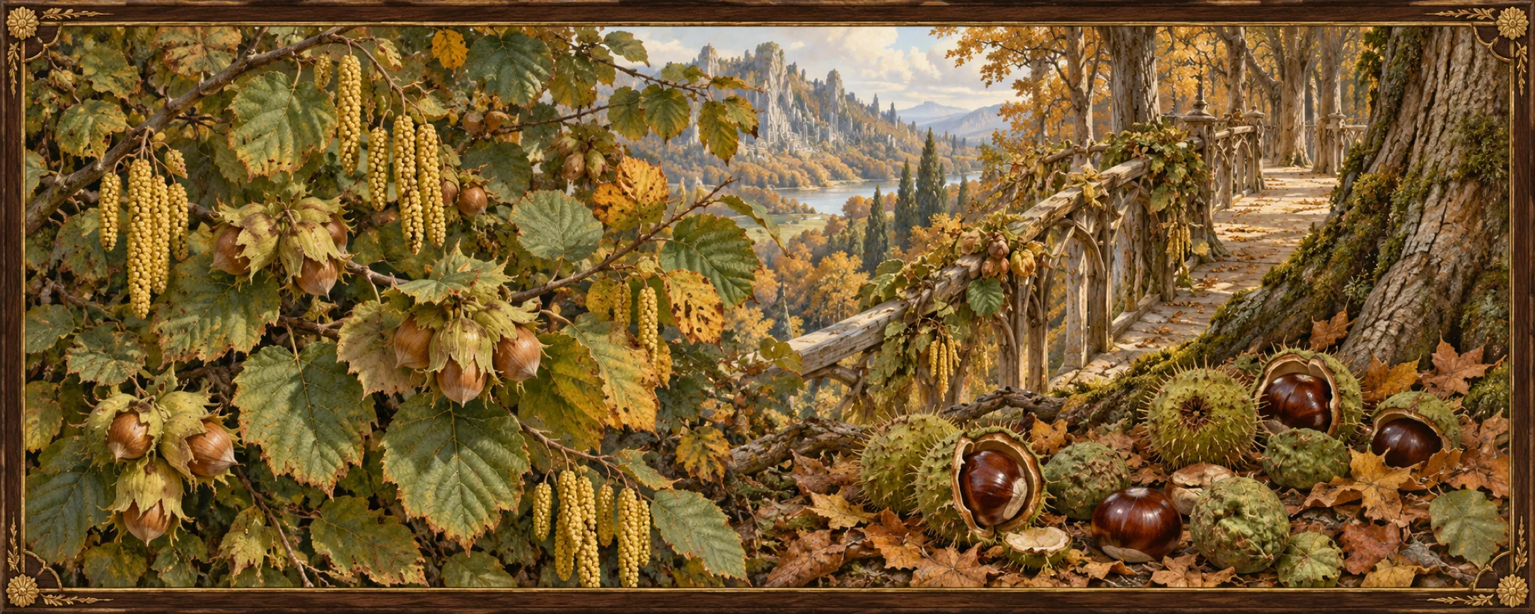 Nuts, a bestiary plate