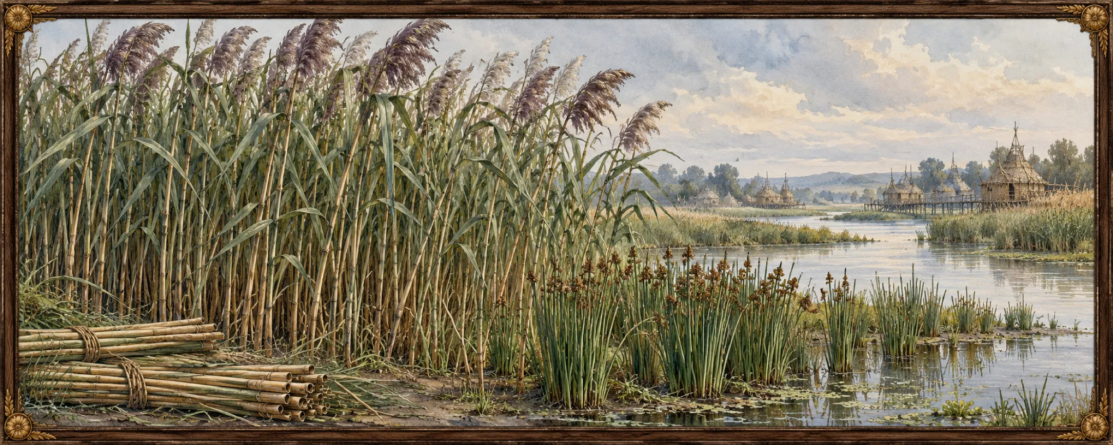 Reed, a bestiary plate