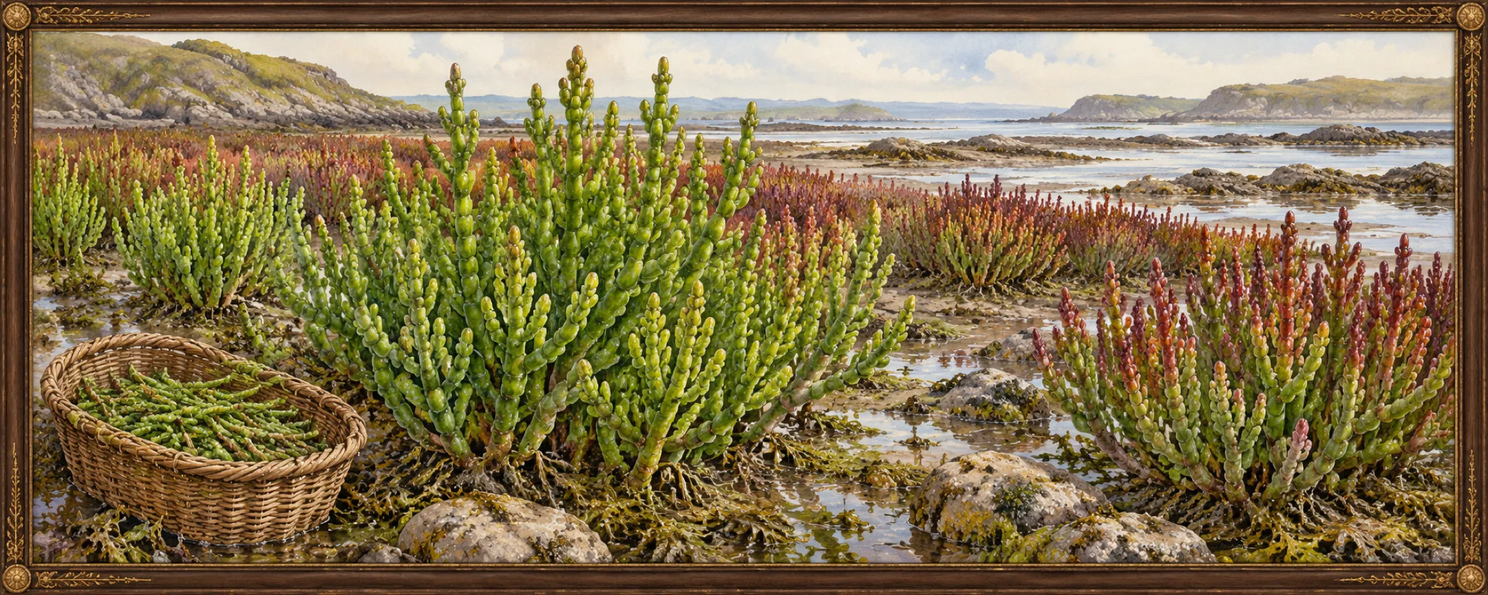 Samphire, a bestiary plate