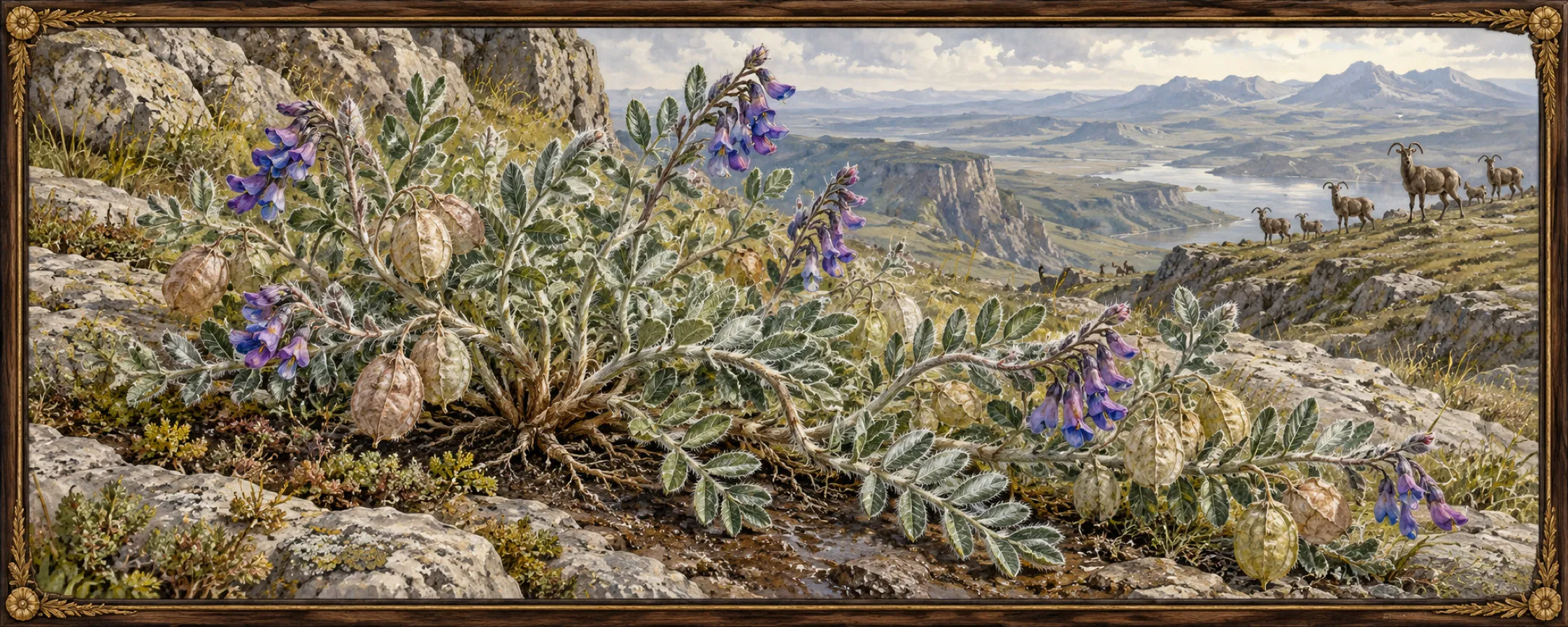 Stagger-Vetch, a bestiary plate