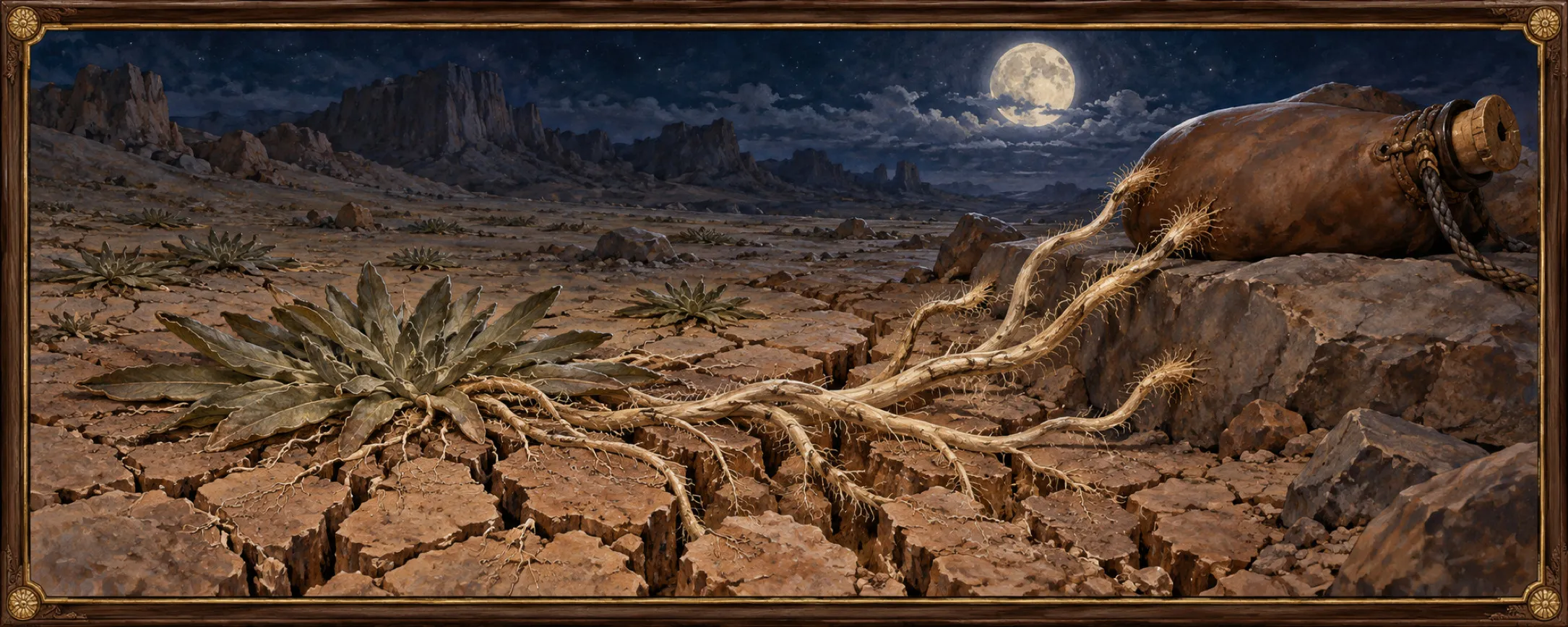 Thirstroot, a bestiary plate