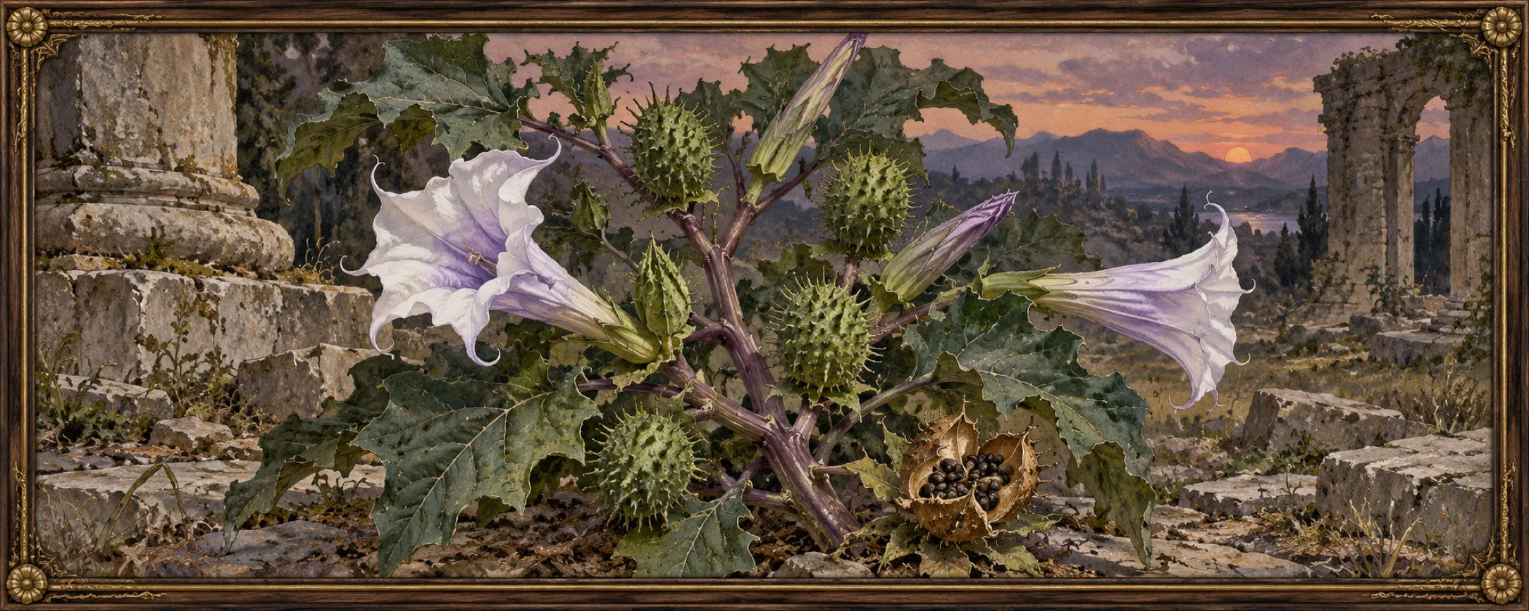 Thornapple, a bestiary plate
