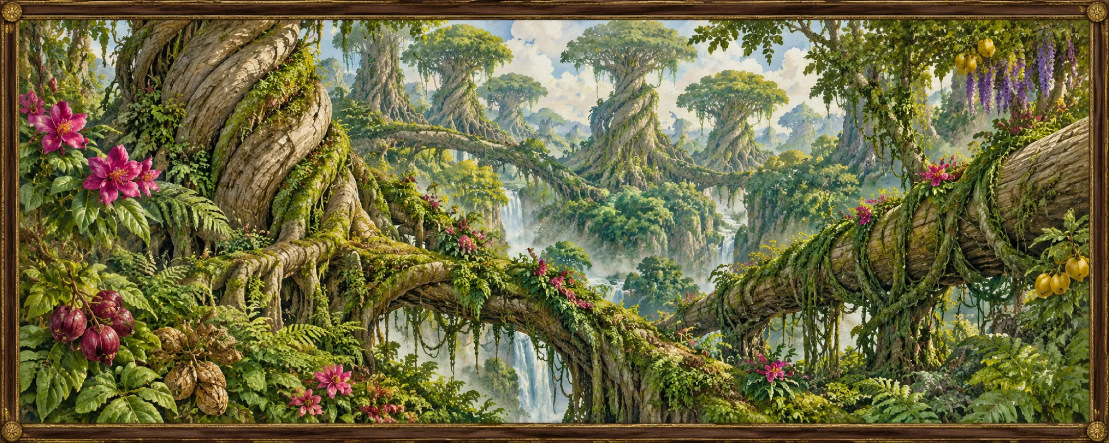 Verdant Expanse Flora, a bestiary plate