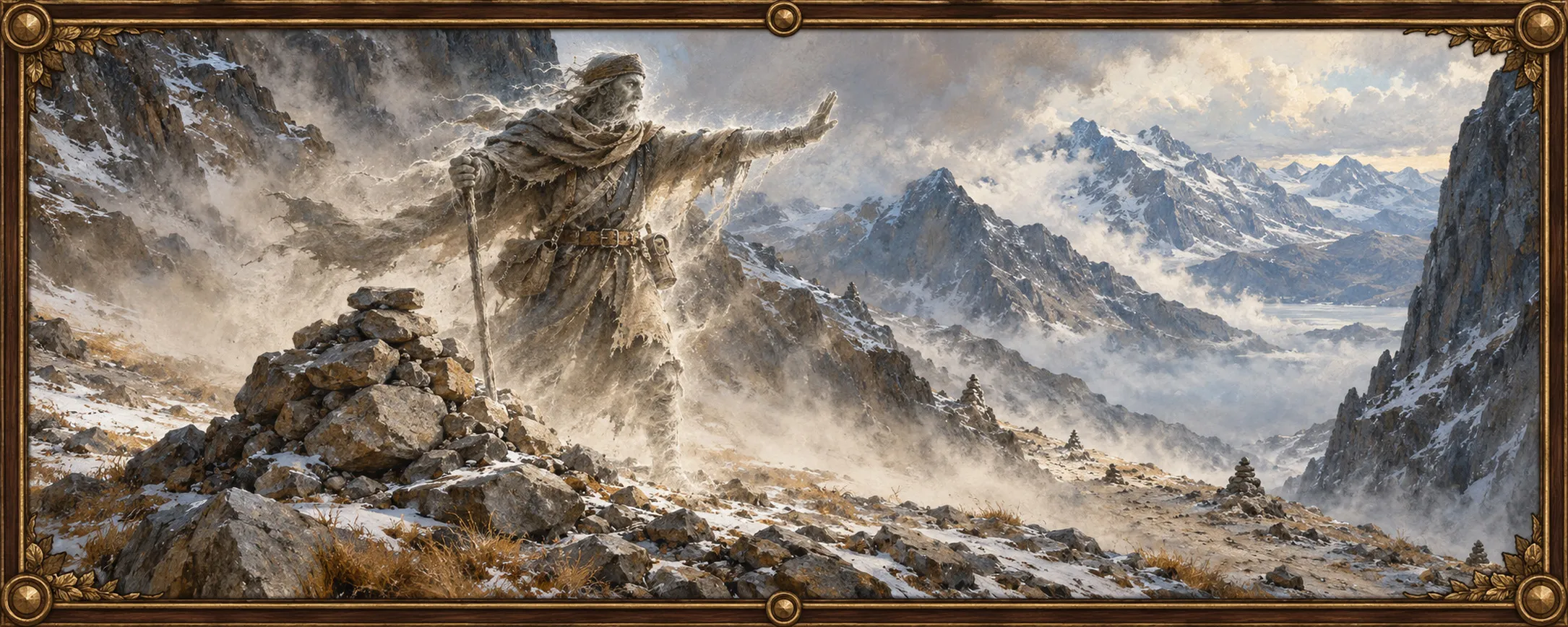 Cairn-Wakers, a bestiary plate
