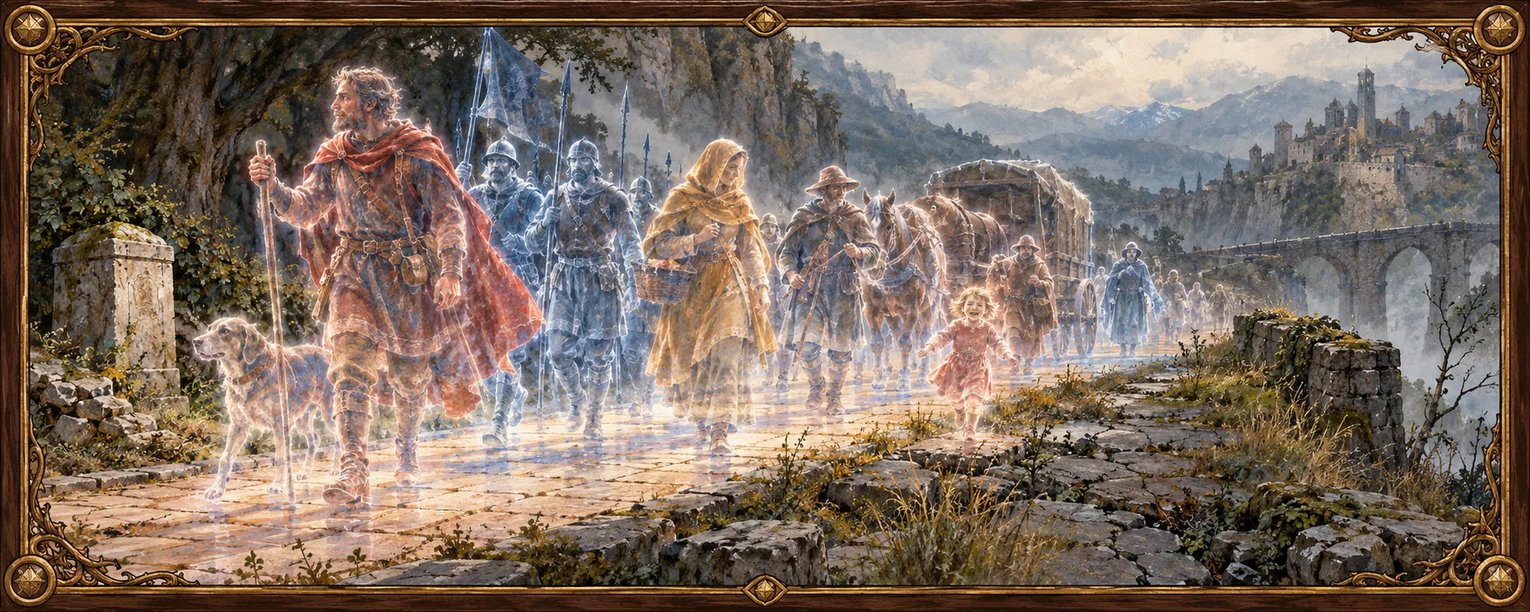 Path-Echoes, a bestiary plate