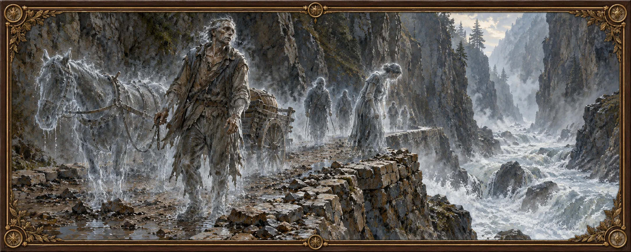 Rattlecut Dead, a bestiary plate