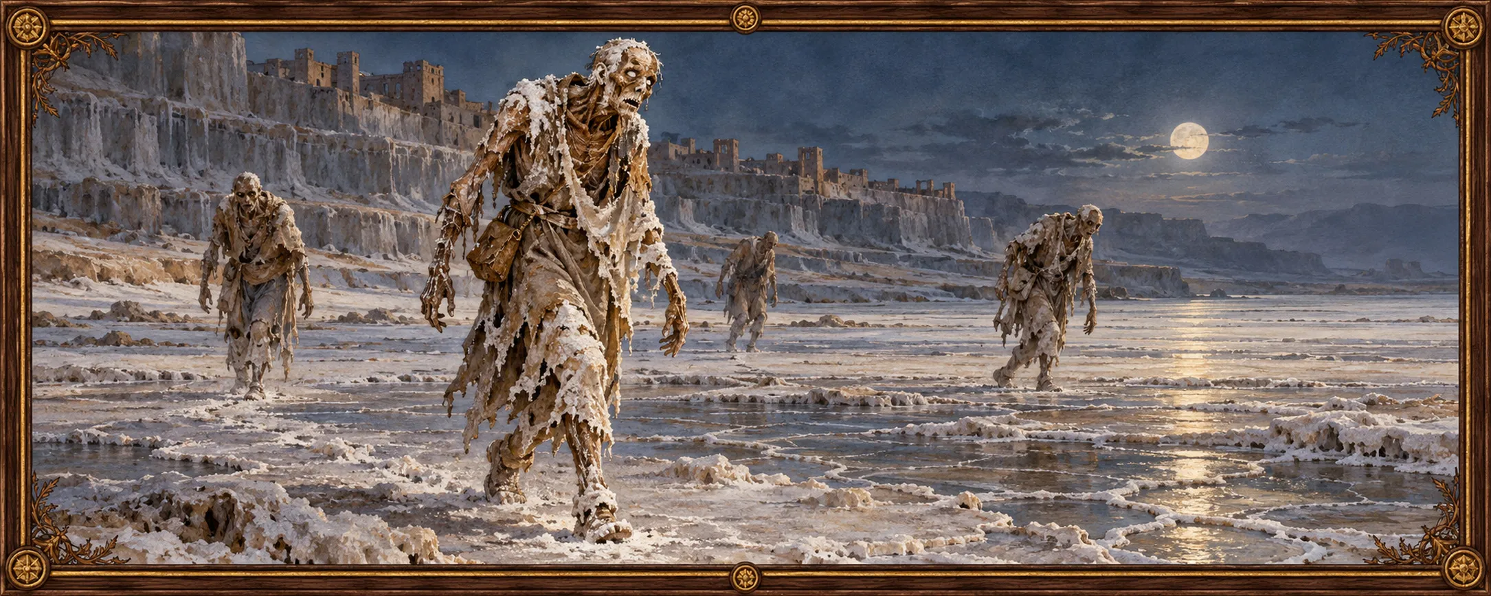 Salt-Kept, a bestiary plate