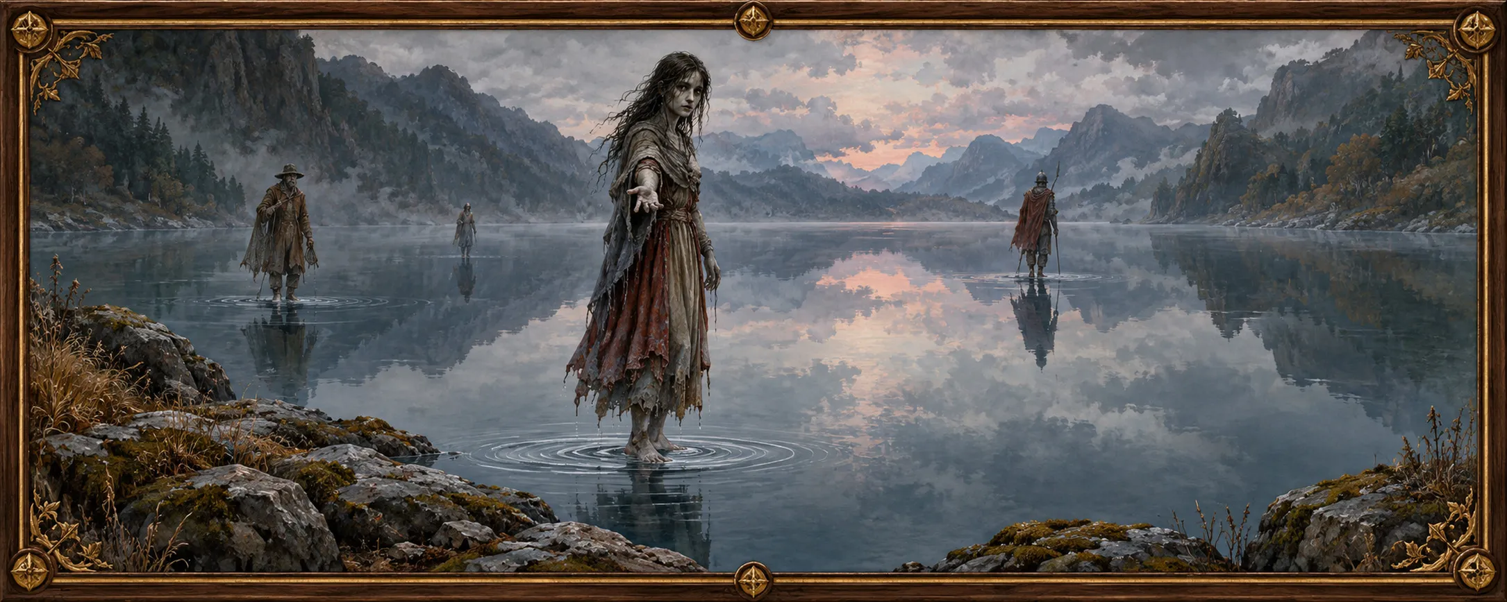 Surface-Walkers, a bestiary plate