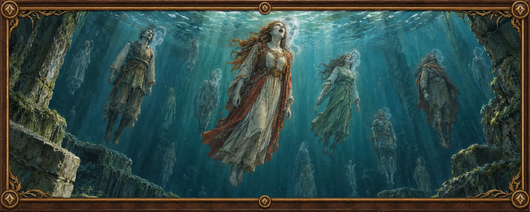 The Choked, a bestiary plate