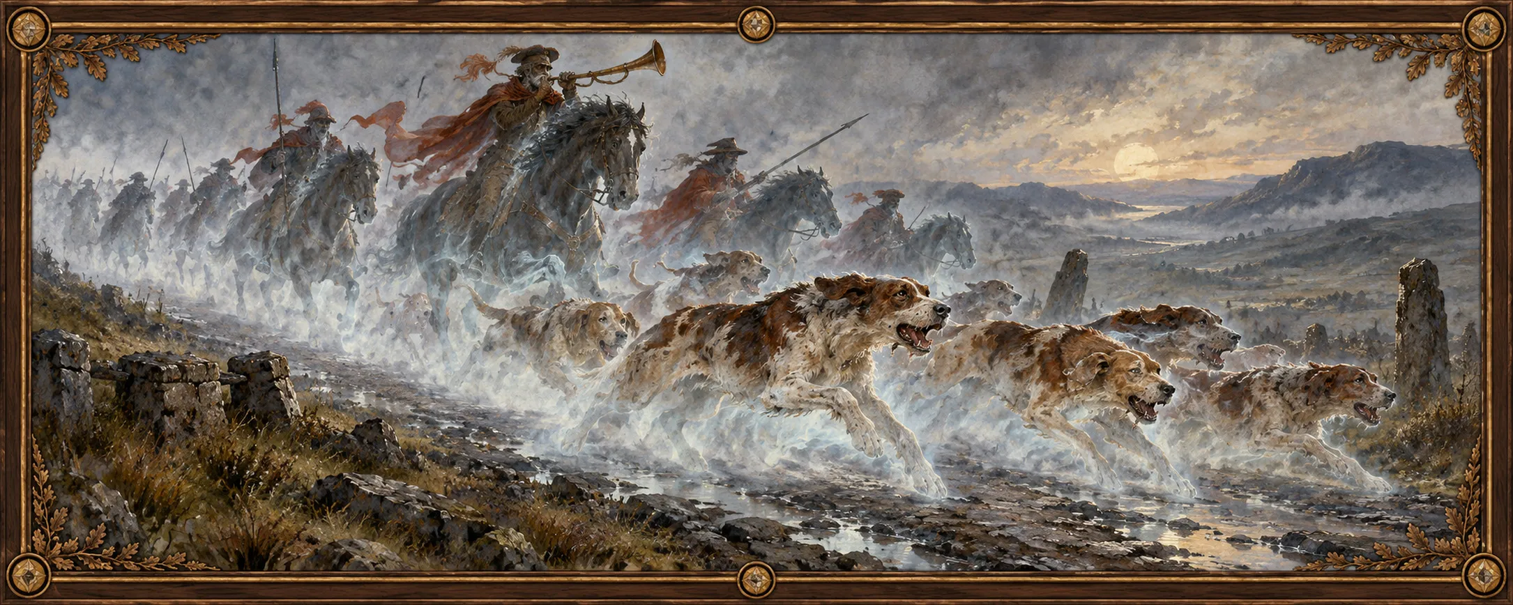 The Old Hunt, a bestiary plate