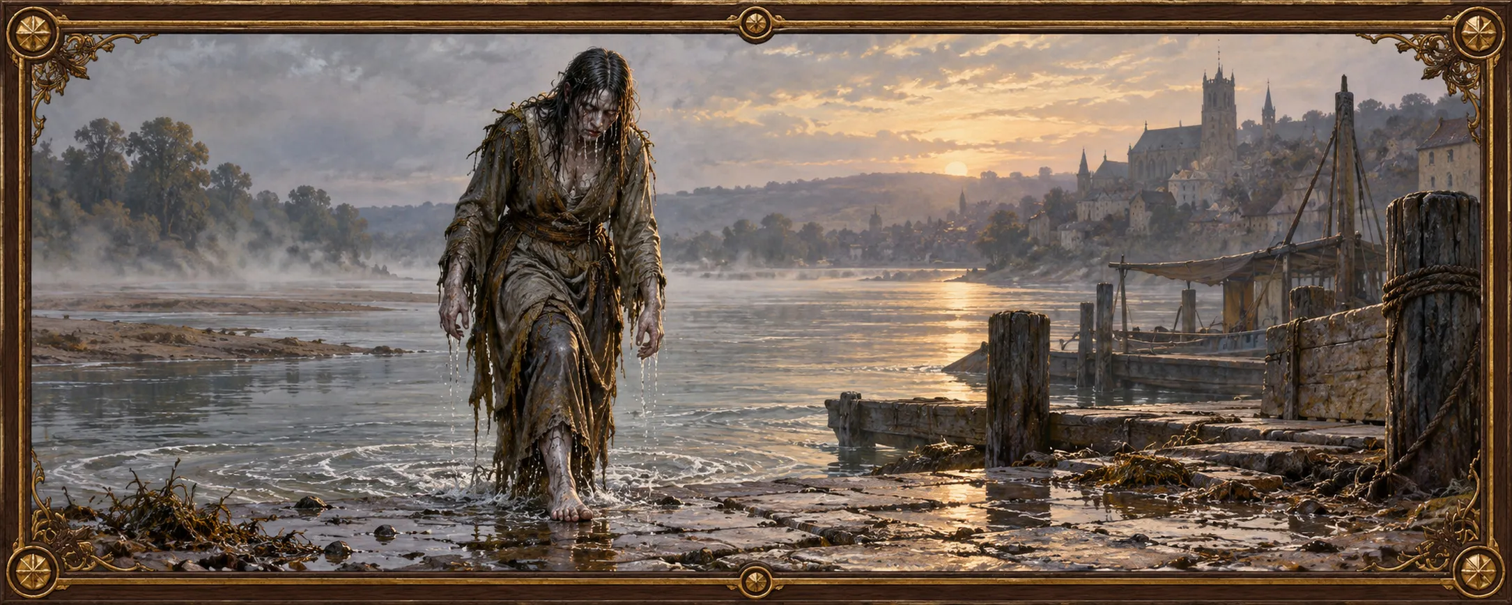 The River-Given, a bestiary plate