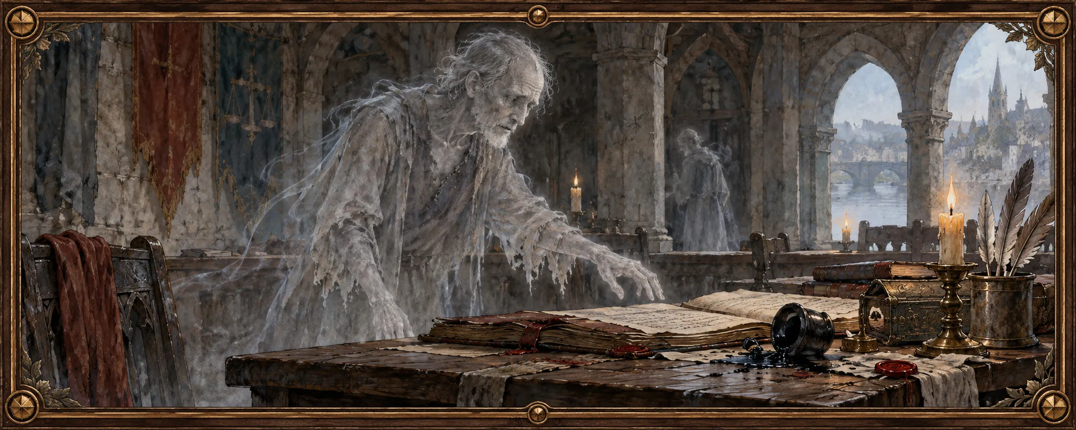 Unsworn Dead, a bestiary plate
