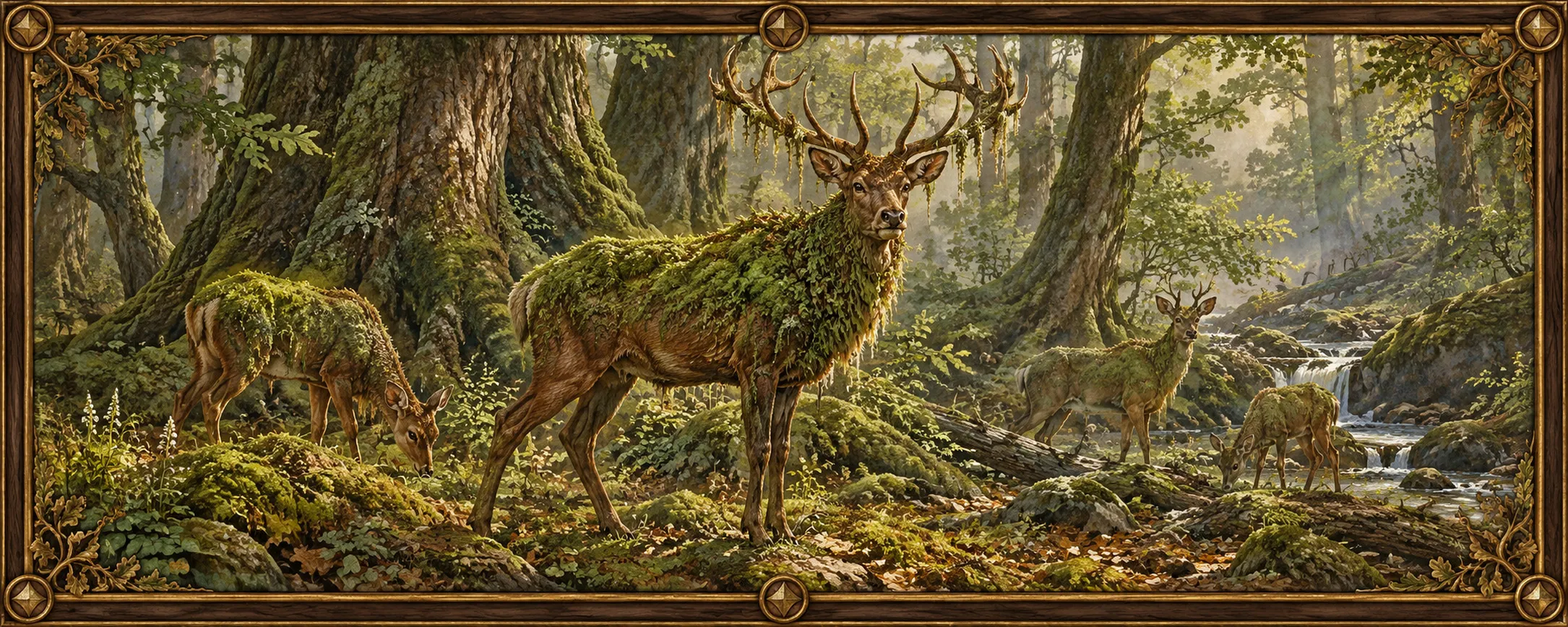 Greenharts, a bestiary plate